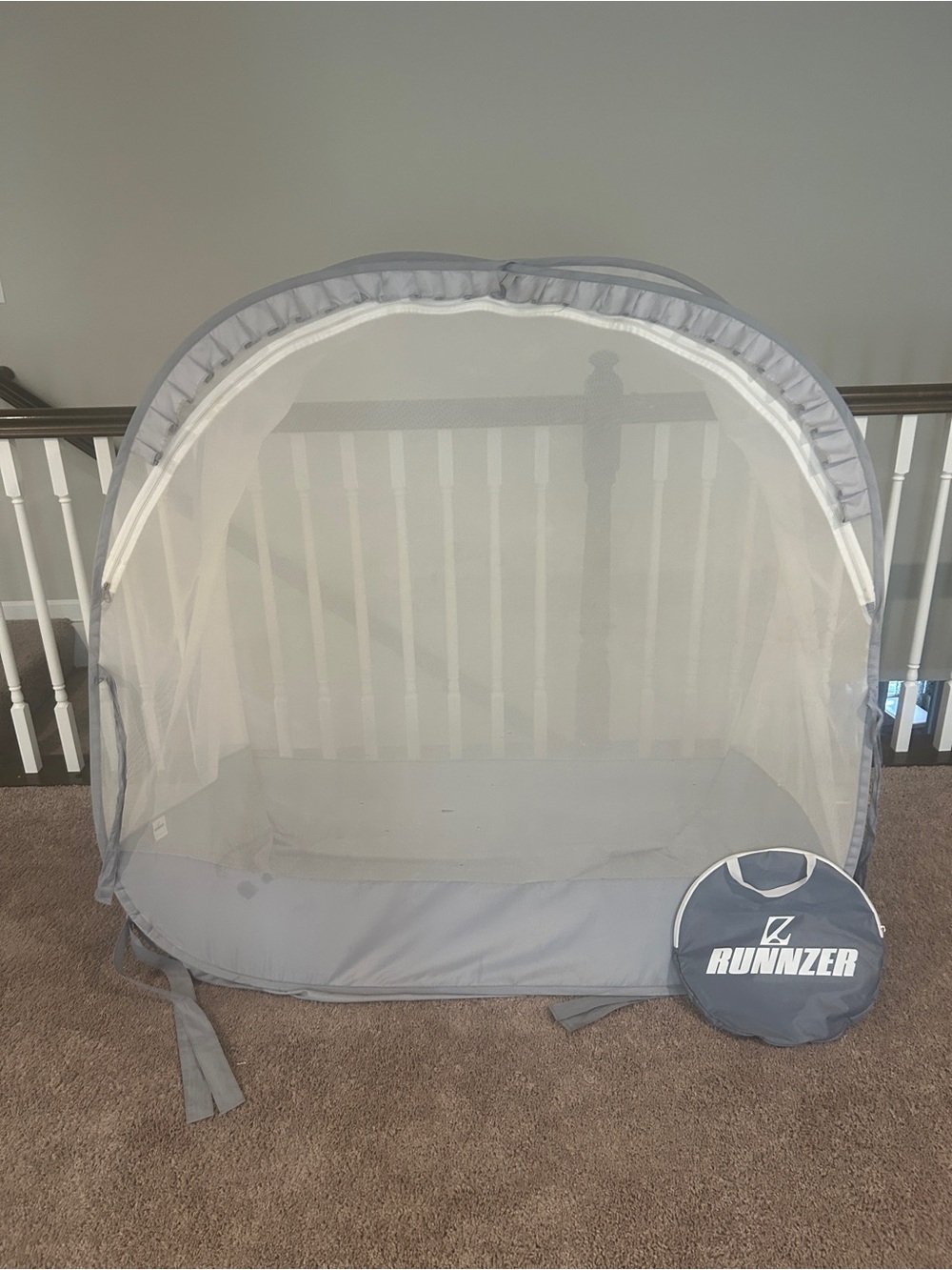 Crib Tent Grey by Runnzer